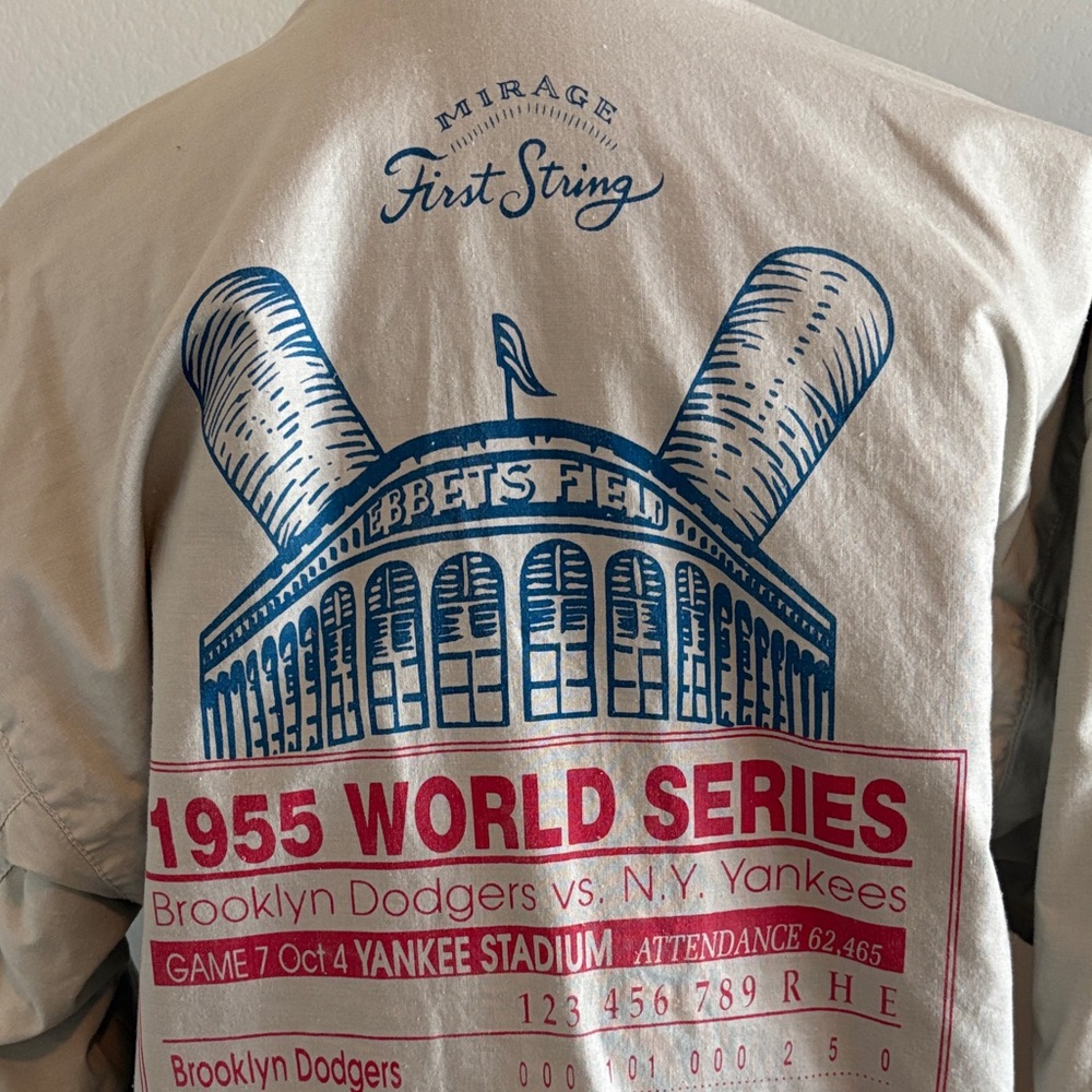Champion Navy and Cream World Series Jacket - Picture 5 of 6